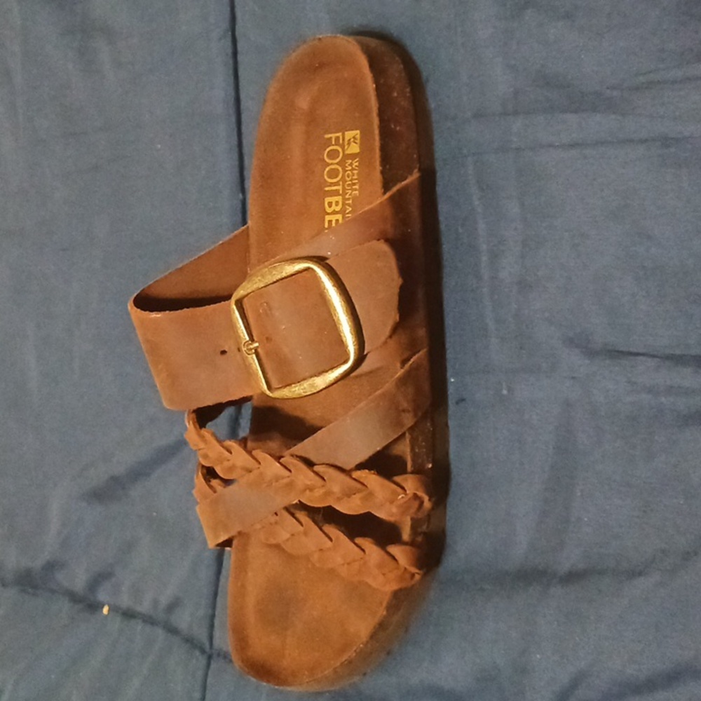 White mtn.  Footbeds sandals